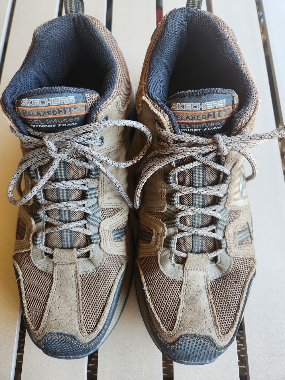Skechers Men's Relaxed Fit Brown Walking Shoes